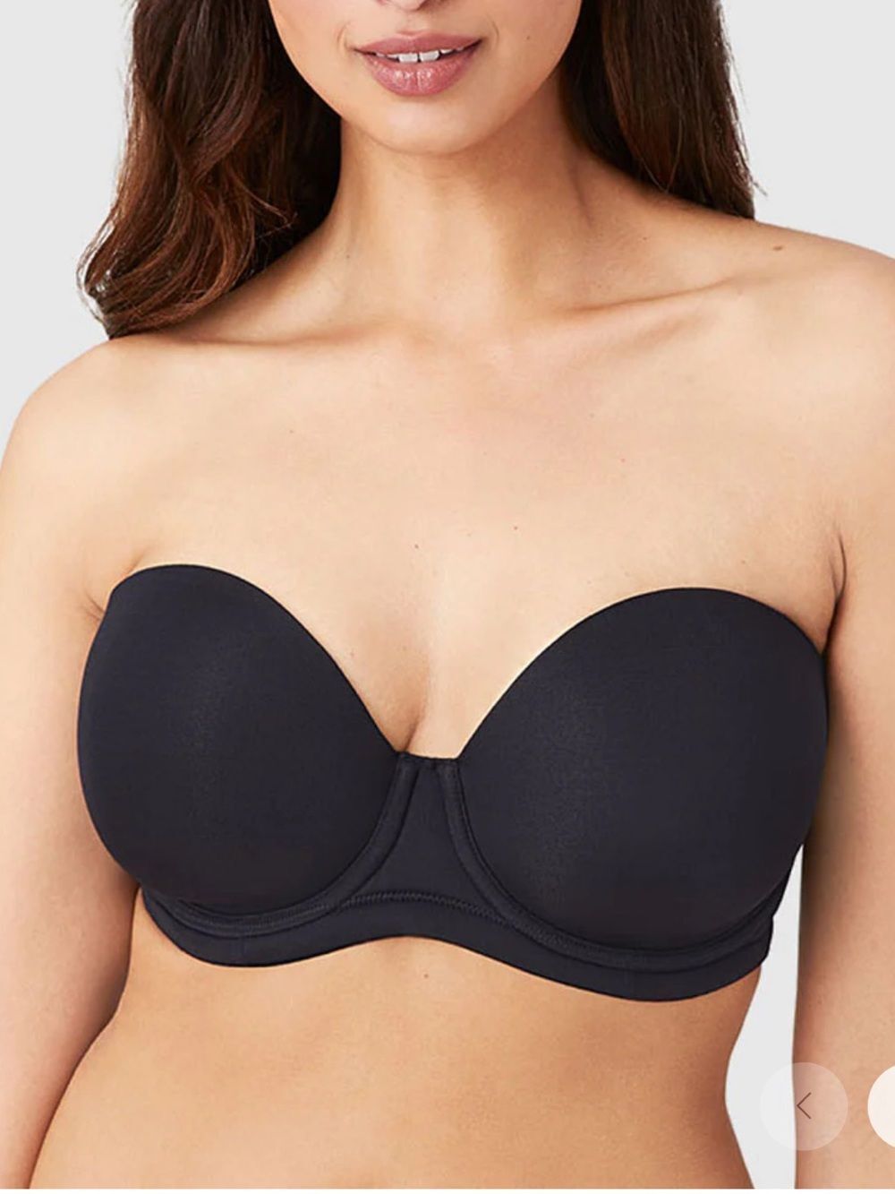 Wacoal Red Carpet Strapless Underwire Bra 36DDD Black 854119